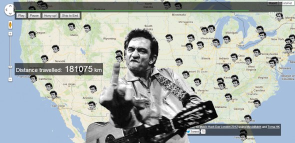 www.johnnycashhasbeeneverywhere.com